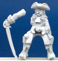 SSC14(FR) Cuirassier In Tricorn - Officer Leading With Sword, Pivoting Arm (1 figure)