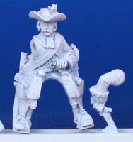 SSC22(FR)  Trooper Holding Pistol - Pivoting Arm (Dutch & German States Etc) (1 Figure)