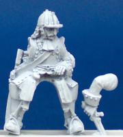 SSC6(FR) Cuirassier In Lobster Tail Helmet - Trooper Holding Pistol, Pivoting Arm (1 figure)