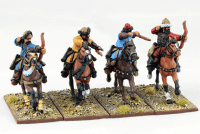SSN02 Saracen Mounted Ghulams (Bows) (Hearthguards) (4 figures) - SAGA Age of Crusades