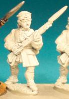 SYF6 Infantryman (Unfastened Coat) - Fusilier Standing At Ready, Wearing Pokalem (1 Figure)