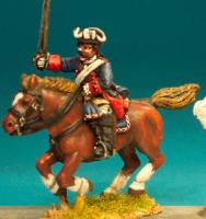 SYFC1 Line Cavalryman & Dragoon - Trooper In Tricorn, Leaning Forward Sabre Outstretched (1 figure)