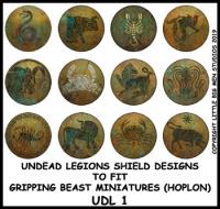 UDL 1 Undead Legions Shield (Hoplon) Transfers