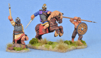 BWK15 Celtic Characters — Mounted Lord,  Chieftain and Raider (3 Figures)
