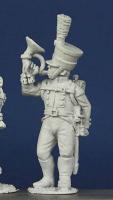 WN71 Wurttemberg Jager 1807 To 1812 - Hornist Standing Playing (1 Figure)