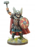 SEIN01 Einherjar Warlord C - With Winged Helm, Hammer And Shield (1 Figure)