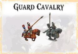 3KBG003 Three Kingdom Chinese Guard Cavalry (4 mounted Figures)
