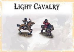 3KBG005 Three Kingdom Chinese Light Cavalry (4 mounted Figures)