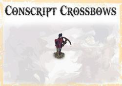 3KBG010 Three Kingdom Chinese Conscript Crossbow (8 Figures)