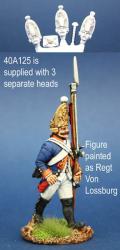 40A125 Hessian Grenadier In Gaiters, Marching (1 figure) (40mm)