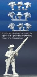 40A135 Long Regimental Coat - Standing, High Porte, Overalls, Haversack (1 Figure) (40mm)