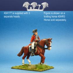 40A177 British Aide-De-Camp To General Officer, At Ease (1 figure) (40mm)