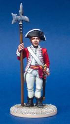 40A25 British Battalion Company Command - Sergeant Standing With Halberd (1 figure) (40mm)