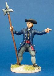 40A61 AWI Militia Command - Sergeant With Halberd (1 figure) (40mm)