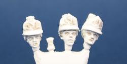 40HP2 Separate Heads Set For Light Infantryman 5th Foot (6 Heads Per Pack) (40mm)