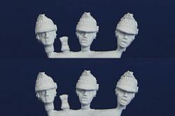 40HP4 Separate Heads Pack (2nd Regiment Of Continental Light Dragoon) (6 Heads) (40mm)