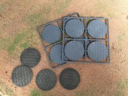 REN038 Paved Effect Bases 60mm Diameter