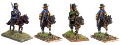 9YWBG004 9 Years War Line Cavalry (4 mounted figures)