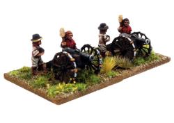 9YWBG011 9 Years War Medium Artillery and Crew (2 guns, 4 crew)