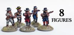 9YWBG013 9 Years War Infantry Dragoons (8 figures)
