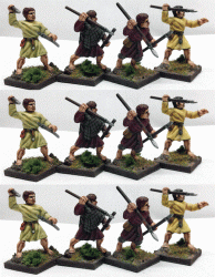 AAB07 Briton Rustici (Levy) Javelins (12 figures) - SAGA Age of Invasions