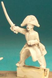 AN91 Landwehr Command - Mounted Officer In Bicorn, Waving Sabre (1 Figure)