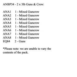 ANBP34 Austrian 2 x 3lb Guns And 8 Crew
