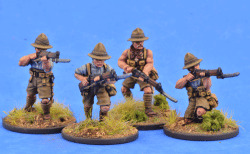 ANZ04 ANZACs in "lemon squeezer" hats (4 Figures)