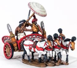 ATGK01b Indian Warlord in 4 Horse Chariot - SAGA Age of Alexander