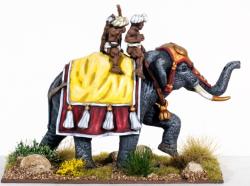ATGK05 Indian Bowmen on Elephant (3 figures 1 elephant) - SAGA Age of Alexander