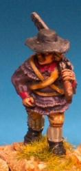 AWC13 Infantryman In Hunting Shirt & Slouch Hat. Marching. Shouldered Musket (1 Figure)