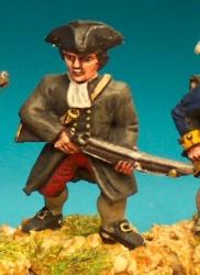 AWC39 Private Standing. Long Coat. Musket Down (1 figure)