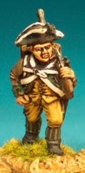 AWC9 Infantryman In Tricorn Marching Shouldered Musket (1 Figure)