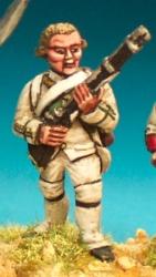 AWF10 Fusilier Barehead Standing With Musket At Ready (1779) (1 Figure)