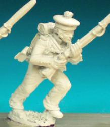 BN124 Private Charging High Porte. In Forage Cap (95th Rifles) (1 Figure)