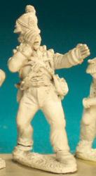 BNA13 British Foot Artilleryman Post 1812 - Belgic Shako - Corporal Aiming Gun (1 Figure)