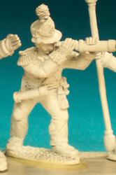 BNA14 British Foot Artilleryman Post 1812 - Belgic Shako - Officer With Telescope (1 figure)