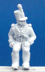BNA25 Artilleryman In Stovepipe Shako Looking Left, To Sit On Left-Hand Limber Box (1 figure)