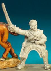 BNC3 Dragoon/ Dragoon Guard Pre -1812 In Bicorn - Trooper, Barehead, Sword Outstretched (1 Figure)
