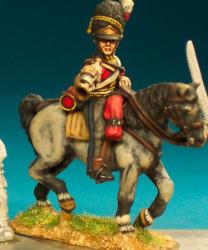 BNC35 2nd Dragoon (Scots Greys) Post -1812 In Bearskin - Trumpeter (1 figure)