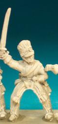 BNC40 2nd Dragoon (Scots Greys) Post -1812 Oilskin Covered Bearskin - Officer (1 Figure)