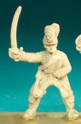 BNC51 Light Dragoon Pre 1812 (In Tarleton) - Trooper, Sabre Outstretched (1 figure)