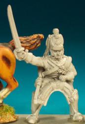 BNC9 Dragoon/ Dragoon Guard Pre -1812 In Cap - Trooper, Sword Outstretched (1 Figure)