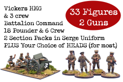 BRIT15 British Army Expansion Pack (Separate Heads)