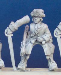 BSC7 Dragoon Trooper In Fur Cap, Attacking With Sword, Pivoting Arm (1 figure)