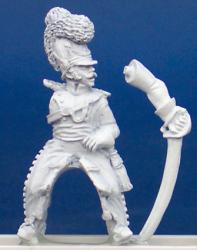 BVNC9 Dragoon - Officer Leading (Separate Pivoting Sword Arm) (1 figure)