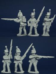 BWNRPK13 Brunswick Avantgarde Light Infantry, Firing Line (6 Figures)