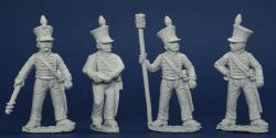 BWNRPK21 Brunswick Foot Artillery Crew (4 Figures)