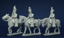 BWNRPK23 Brunswick Mounted Infantry Officers (3 Mounted Figures)
