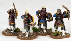 BYZ08 Byzantine Warriors — Archers Lamellar Armour (4 Figures)